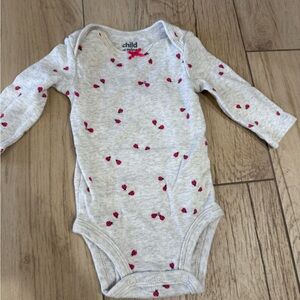 Child of mine baby lady bug onesie